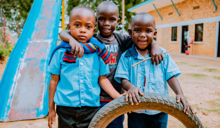 Children in ECD centre Rwanda c T Po N